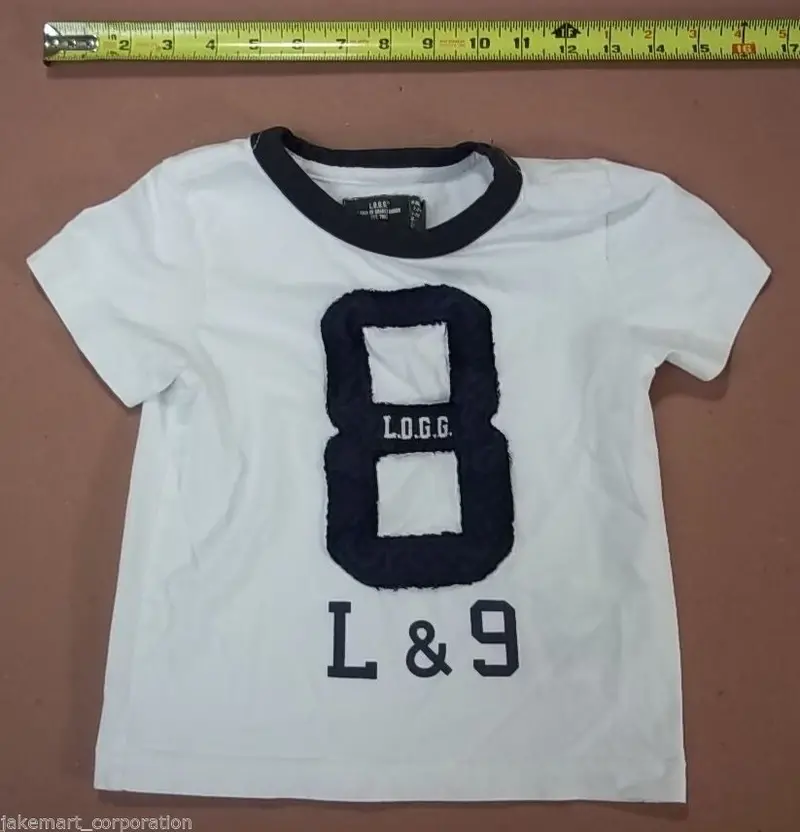 H&M Logg Toddler Boys’ White T-Shirt – Size 12–24 Months – Pre-Owned 1