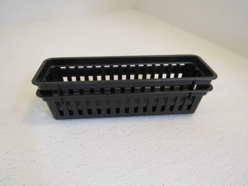 Home Products Mini Black Plastic Storage Bins – Pack Of Two, Used 1