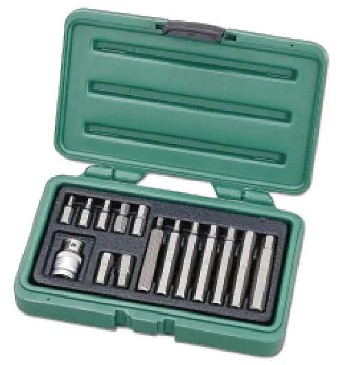 Honiton Metric Hex Bit Set – 4 Mm To 12 Mm (15-Piece) 1