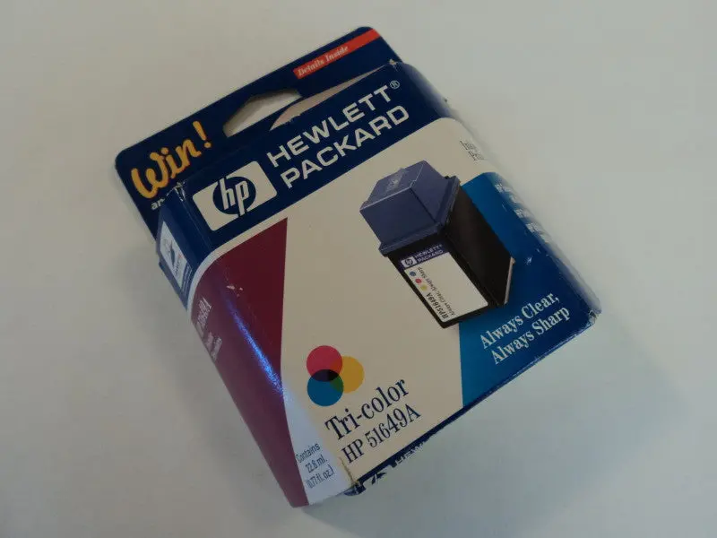 Hp 49 Tri-Color Inkjet Cartridge (Model Hp51649A) – Genuine, Brand New 1