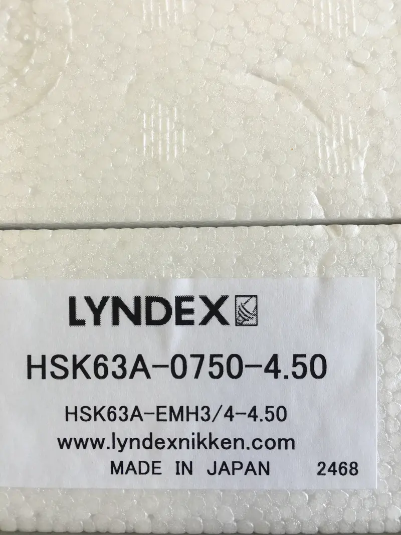 Hsk63A Tool Holder For 3/4" End Mills, 4.50" Length, Model Hsk63A-0750-4.50 1