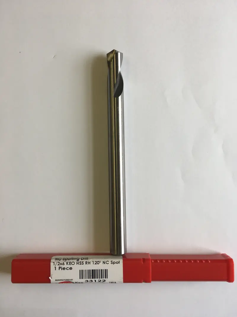 Hss Twist Drill Bit – 1/2" Diameter × 6" Length, 120° Point 1