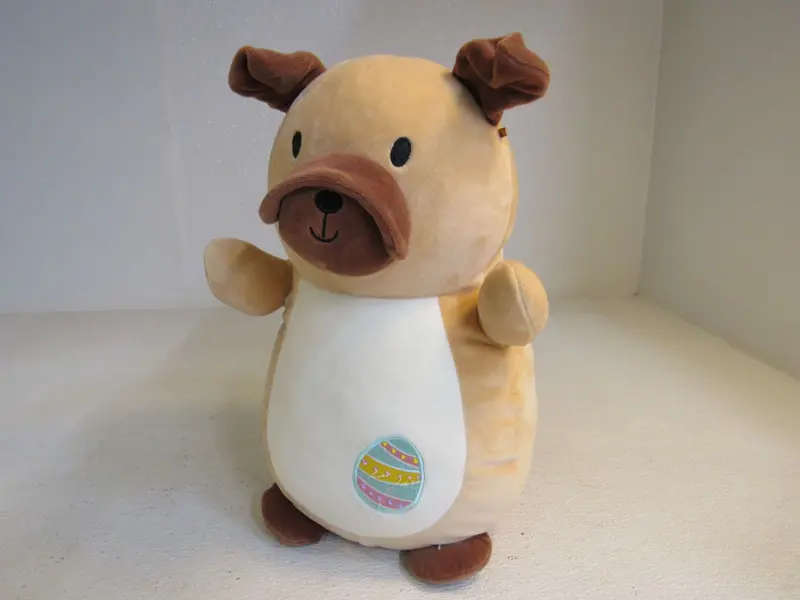 Hug Mees Squishmallow Plush – Tan And Brown, Kellytoy N007 Series 1