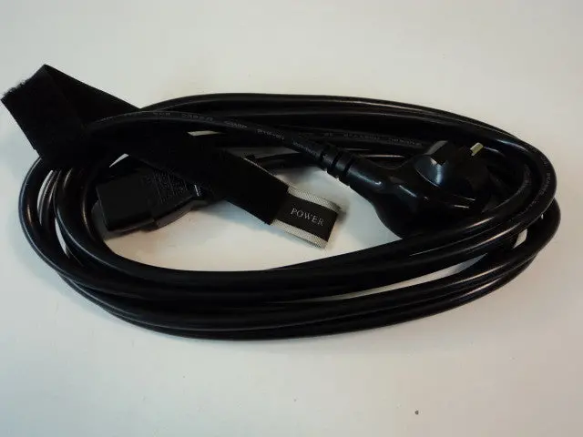 I-Sheng 10-Foot 250V Heavy-Duty Power Cord (10–16A, Black, Sp-023/516-0060-01) – Factory Fresh 1
