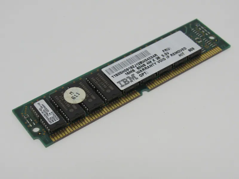 Ibm 16Mb Ecc Ram Module (60Ns, 4M×36, 5V) – Legacy Memory Stick 1