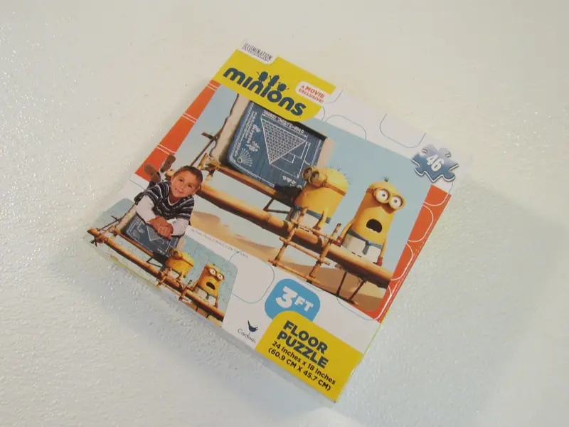 Illumination Minions Floor Puzzle – 48-Piece Jumbo Puzzle (24" × 18"), Ages 3+ 1