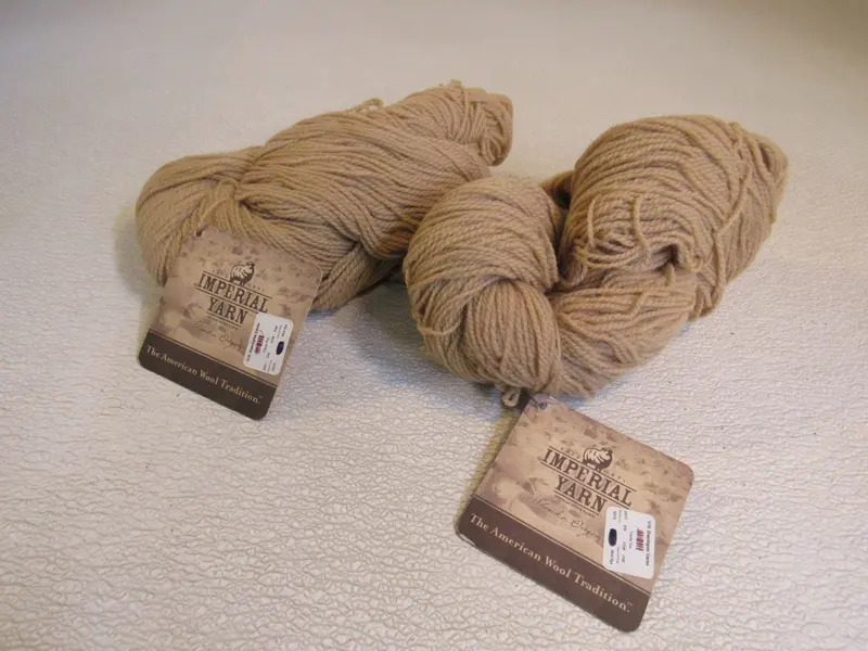 Imperial Yarn Two-Ply Sport Weight In Wild Rye – 2 Skeins, 395 Yards Each, Golden Hue 1