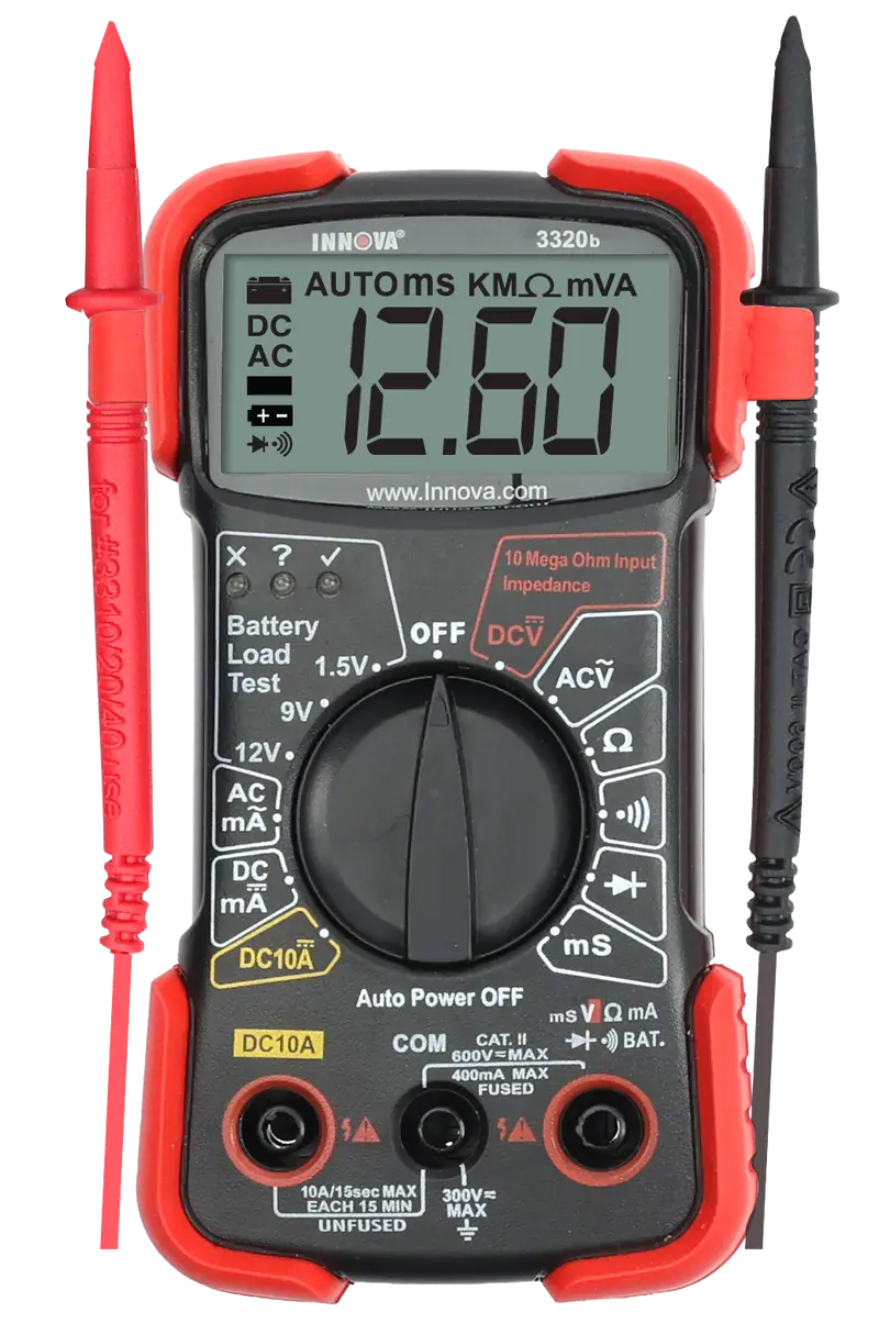 Innova 3320B Auto-Ranging Digital Multimeter – True Rms, Compact Design 1