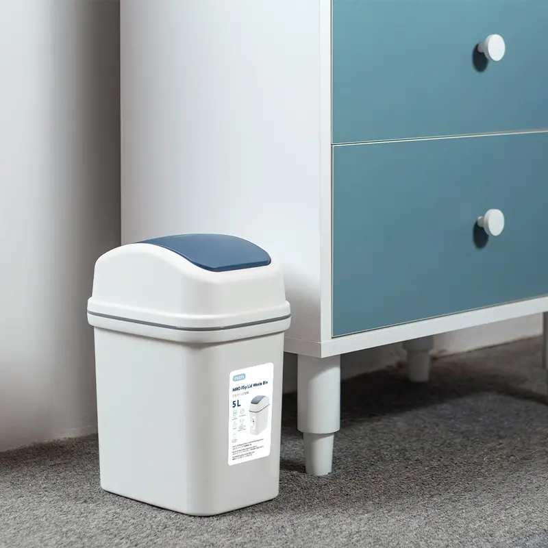 Inochi Hiro Flip-Lid Waste Bin – 5L / 10L / 15L Compact Options 1
