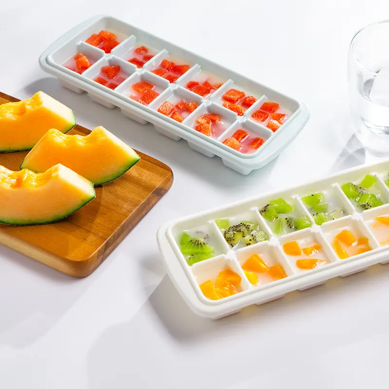 Inochi Kari Lid-Optional Ice Cube Tray – Flexible Silicone Mold Set 1