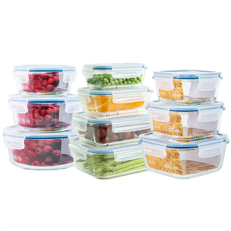 Inochi Nikko Glass Food Storage Container – Airtight Bpa-Free Jar 1