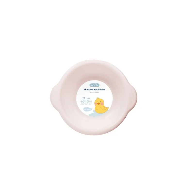 Inochi Notoro Pink Wash Basin – Lightweight, Easy-Clean Plastic Basin 1