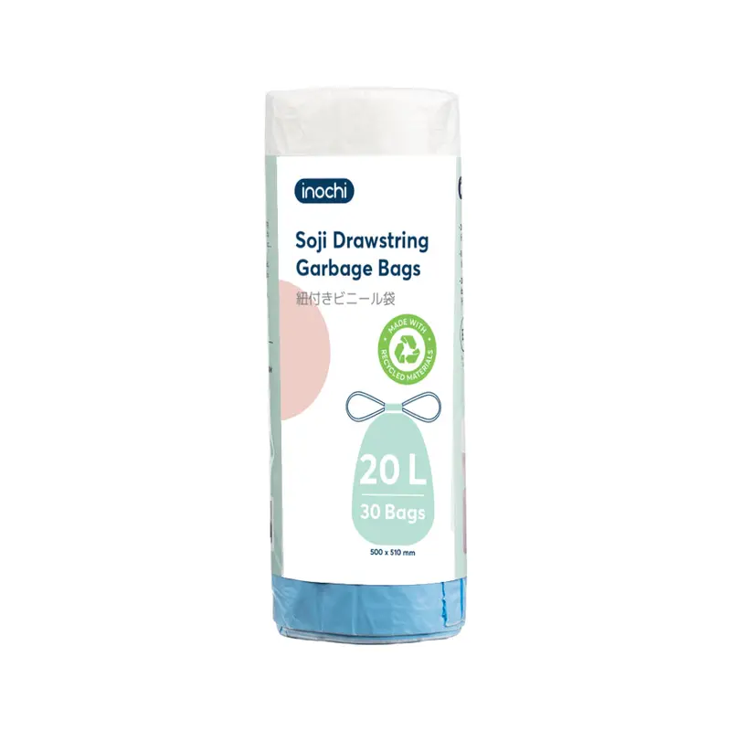 Inochi Soji Drawstring Garbage Bags – 20L And 30L Eco-Friendly Options 1