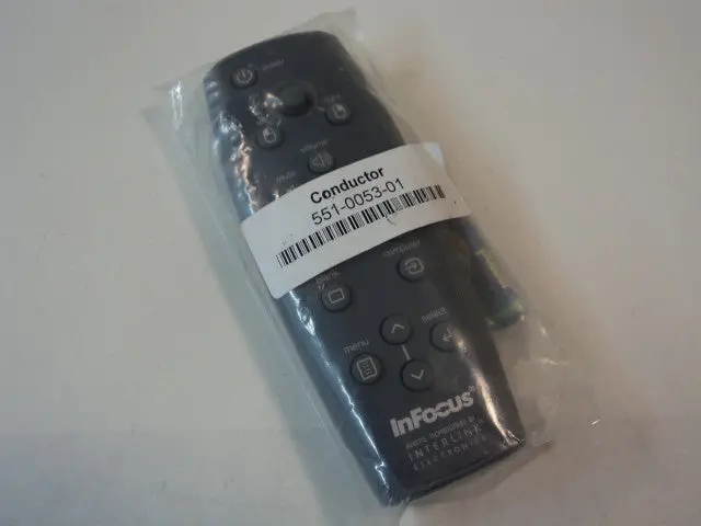 Interlink Electronics Infocus Conductor Remote Control (Gray, Model 551-0053-01) – Brand New 1