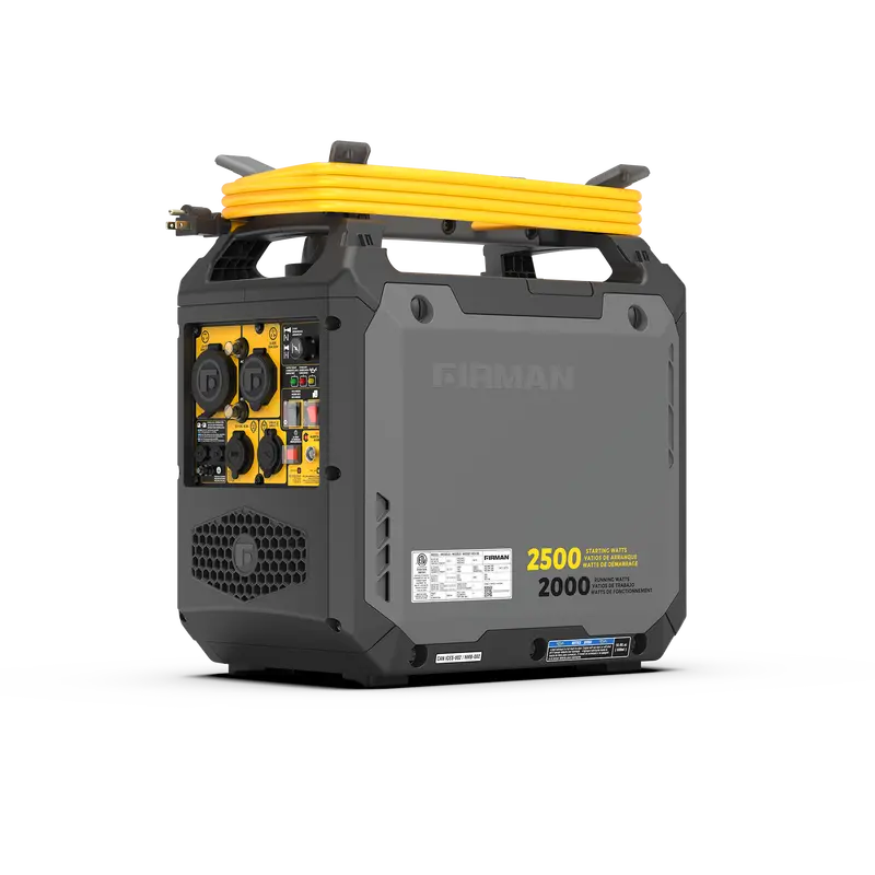 Inverter Generator – 2500W Output, Recoil Start, Co Detection, Portable & Fuel-Efficient 1