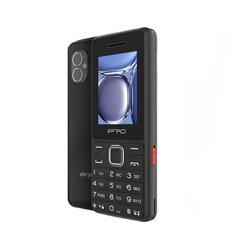 Ipro A33 Dual-Sim 2G Feature Phone – Compact Black Basic Mobile (A33 Bk) 1