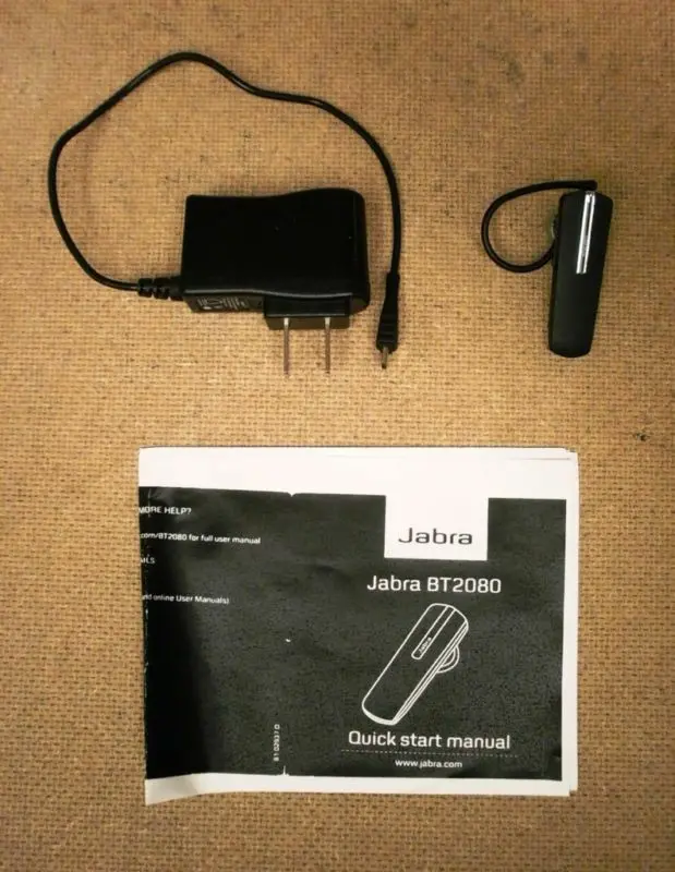 Jabra Bt2080 Wireless Bluetooth Ear Hook Headset – Black, Compatible With Mobile Phones – Factory New 1