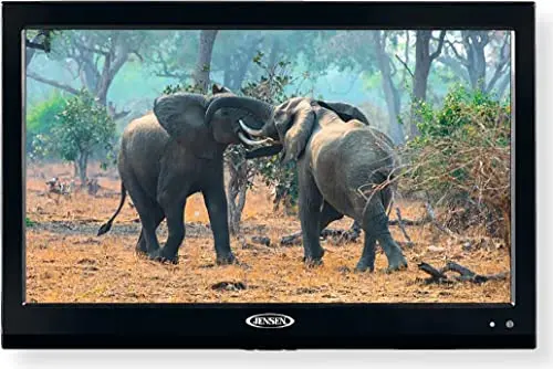 Jensen Jtv1921Dc 19-Inch Hd Led Tv With Built-In Atsc Tuner, 1366×768 Resolution, 12V Dc Power, White Led Backlight 1