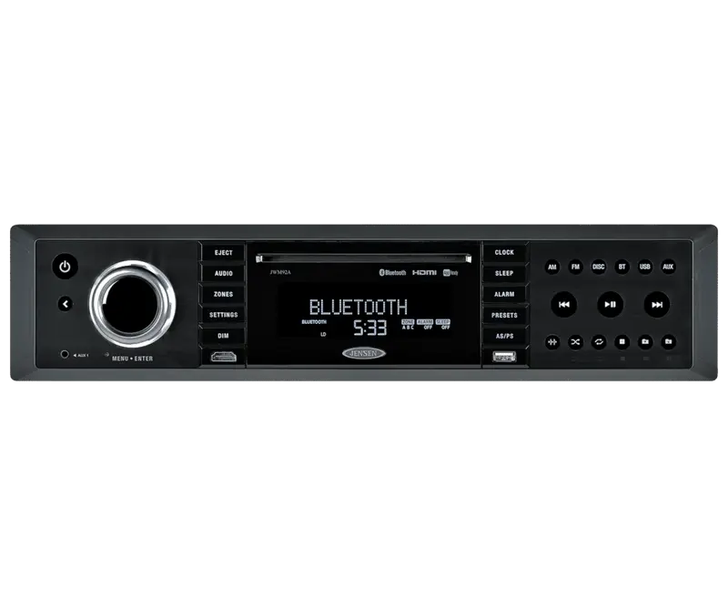 Jensen Jwm92A Slimline Theater-Style Dvd Stereo With Bluetooth, Hdmi, Usb, And Wall-Mount Design 1
