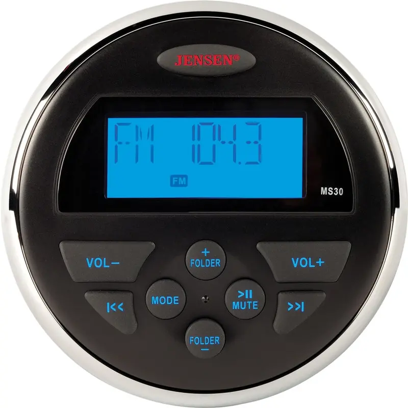 Jensen Ms30Rtl Compact Waterproof Am/Fm/Usb Marine Stereo 1