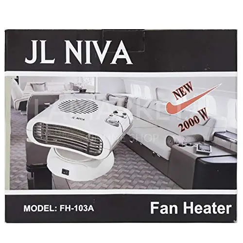 Jl Nova Fh-103A High-Power 2000W Fan Heater – 220–240V, 50/60Hz 1
