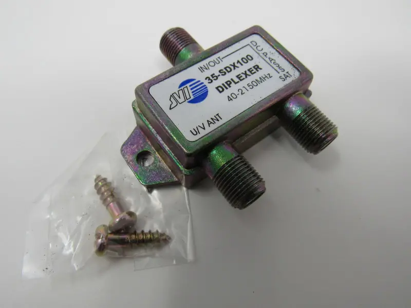 Jvi 35-Sdx100 Diplexer – 2-Watt Uhf/Vhf Antenna Splitter – Rg6 F-Type – Brand New 1