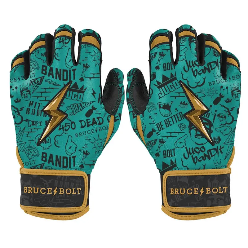 King Of Juco Mint/Black Short-Cuff Batting Gloves – Creator Series 1