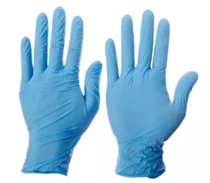Kleenguard G10 Blue Nitrile Disposable Gloves – Medium (Size 8) 1