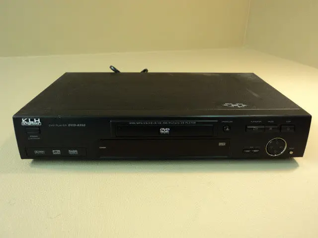 Klh 74Ta Dvd Player – Gray/Black Multi-Format Player (Cd-R/Rw, Mp3, Dvd-8350) – Refurbished 1