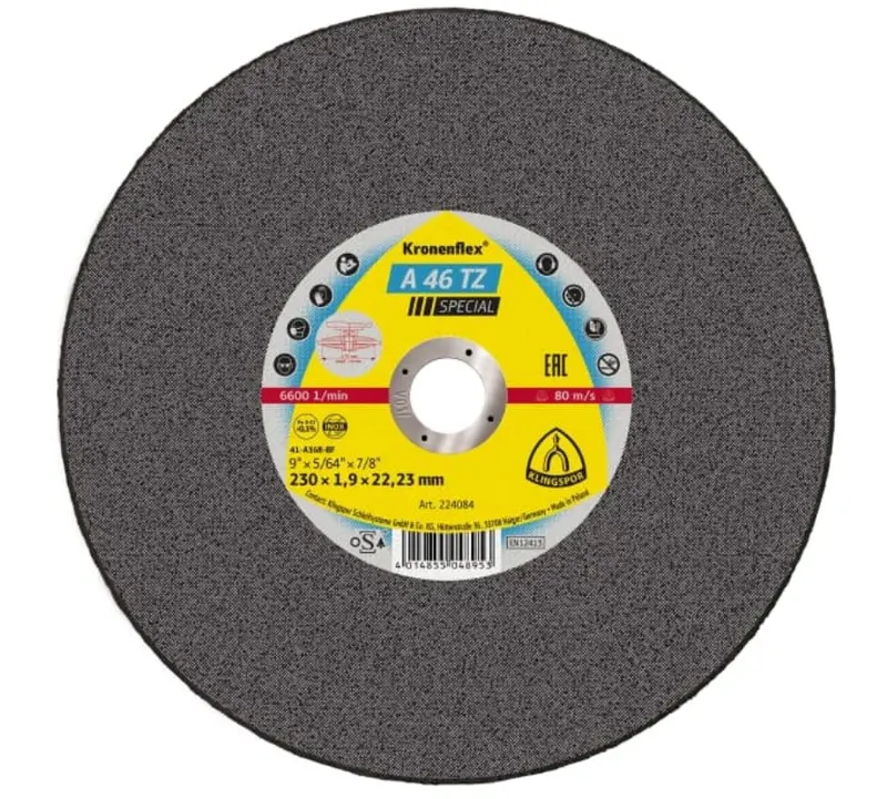 Klingspor A46 Tz Cutting-Off Wheel – 100 × 1.6 × 16 Mm 1