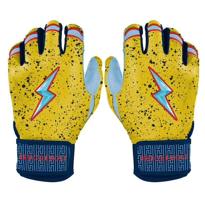 Lars Nootbaar Signature Short Cuff Batting Gloves – Yellow 1