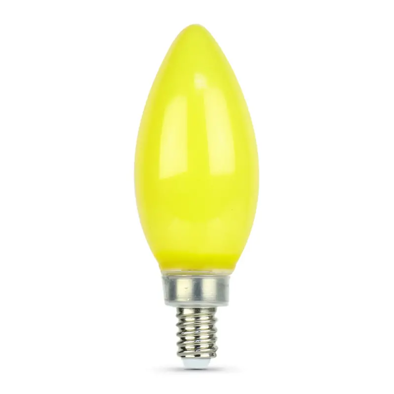 Led Chandelier Bug Light – Yellow-Tinted, Insect-Repelling Bulb For Indoor Fixtures 1