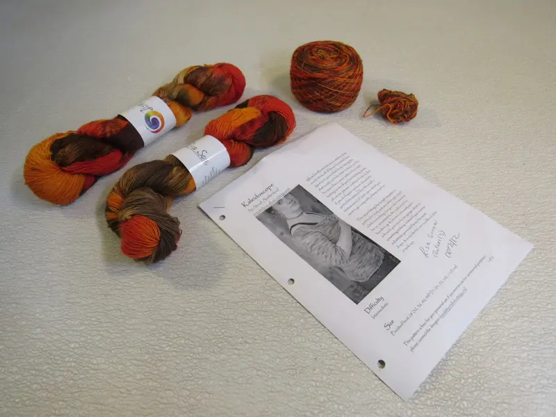 Lisa Souza Bfl Sock Yarn In Aww-Tum Autumn Palette – 2 Pure Wool Skeins (465 Yds Each) 1