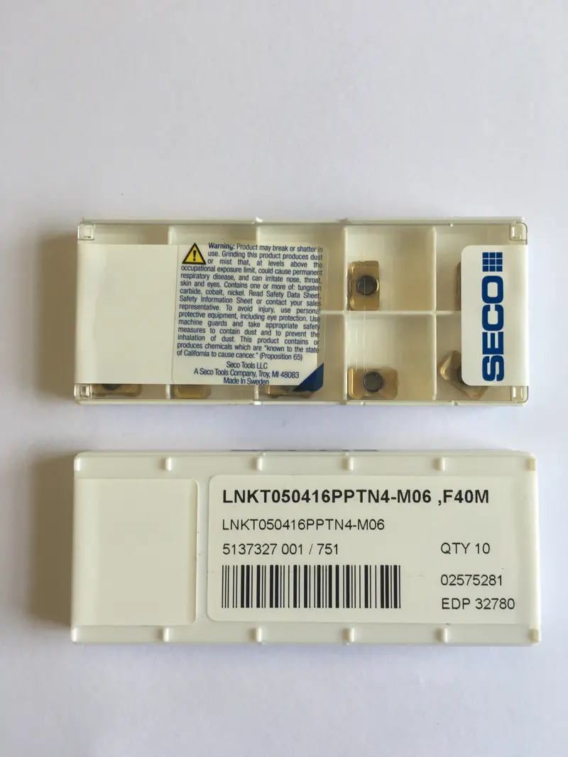 Lnkt 050416Pptn4-M06 F40M Thread Milling Insert – M6 Pitch, Left-Hand 1