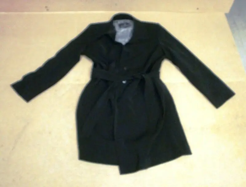 London Fog Women’S Medium Black Coat – Polyester/Acrylic Blend – Pre-Owned 1