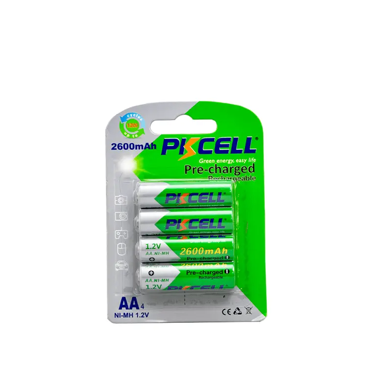 Lsd Aa 2600Mah Ni-Mh Rechargeable Battery Pack (4-Pack, 1.2V) 1