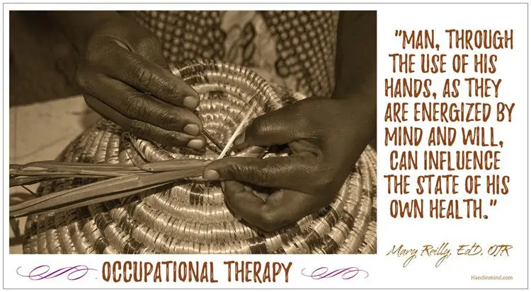 Mary Reilly Quote Poster Card: 'Man Through The Use Of His Hands' 1