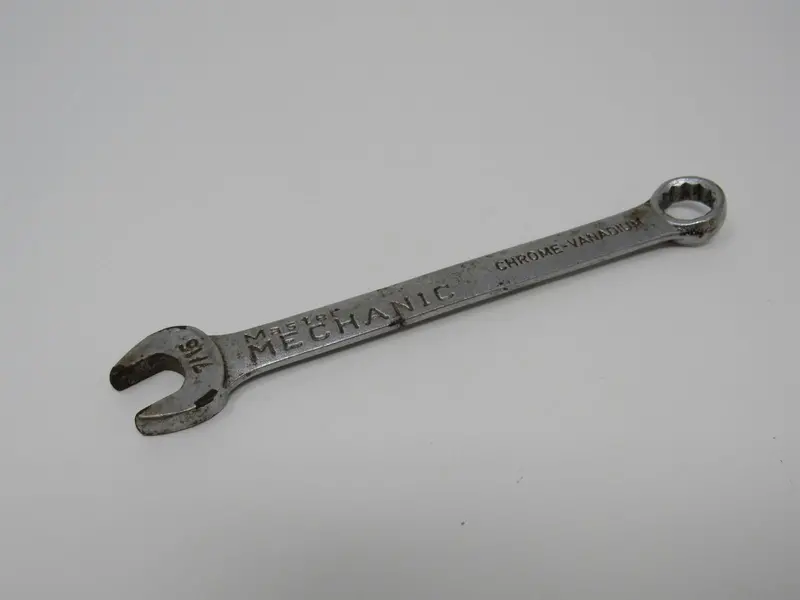 Master Mechanic 7/16-Inch Combination Wrench – 6-Inch Vintage Tool (Used) 1