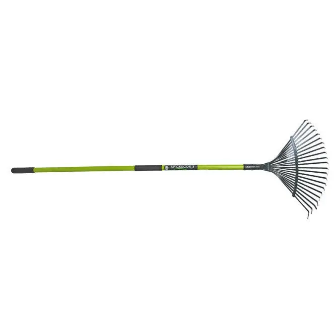 Mcgregor'S Fibreglass-Handled Metal Leaf Rake 1