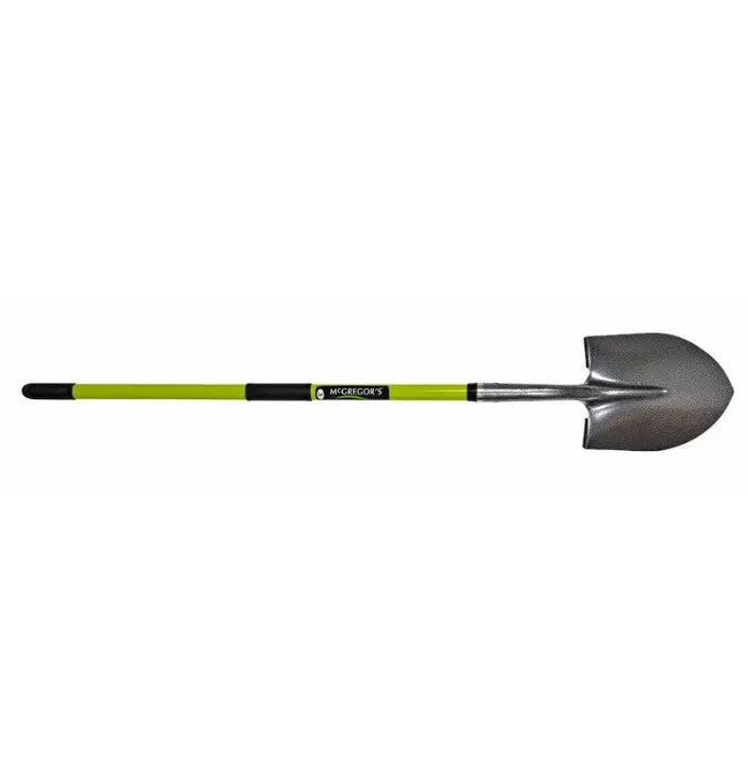 Mcgregor'S Round-Mouth Shovel With Fibreglass Handle 1