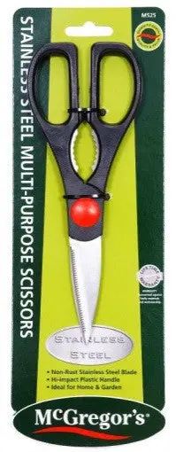 Mcgregor'S Stainless Steel Multi-Use Garden Scissors 1