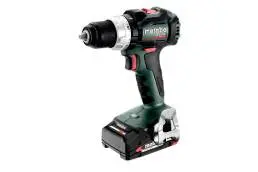 Metabo Bs 18 Lt Bl Brushless Drill Driver – 18V, 0–600/2100 Rpm, Kit With Batteries & Case 1
