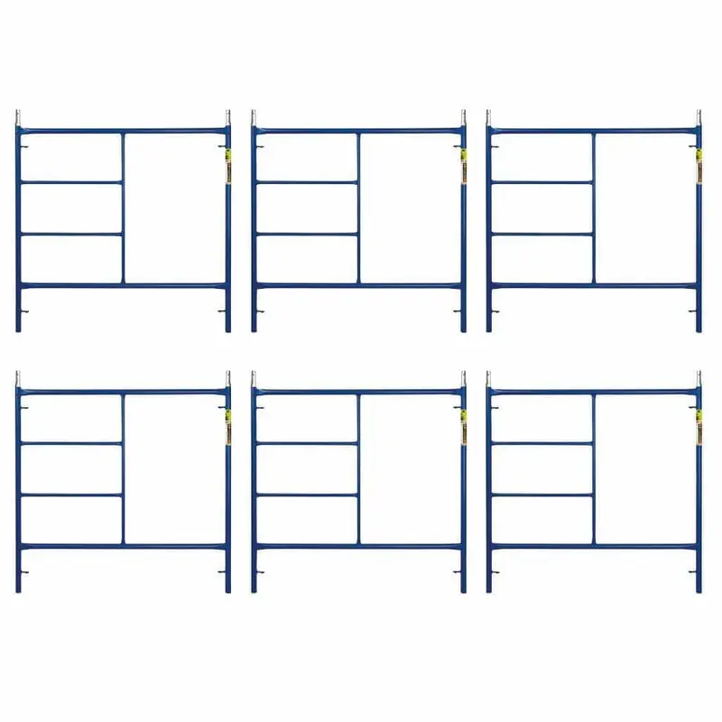 Metaltech 5' X 5' Modular Scaffold Frame Set – 6-Piece Aluminum Frame Kit 1