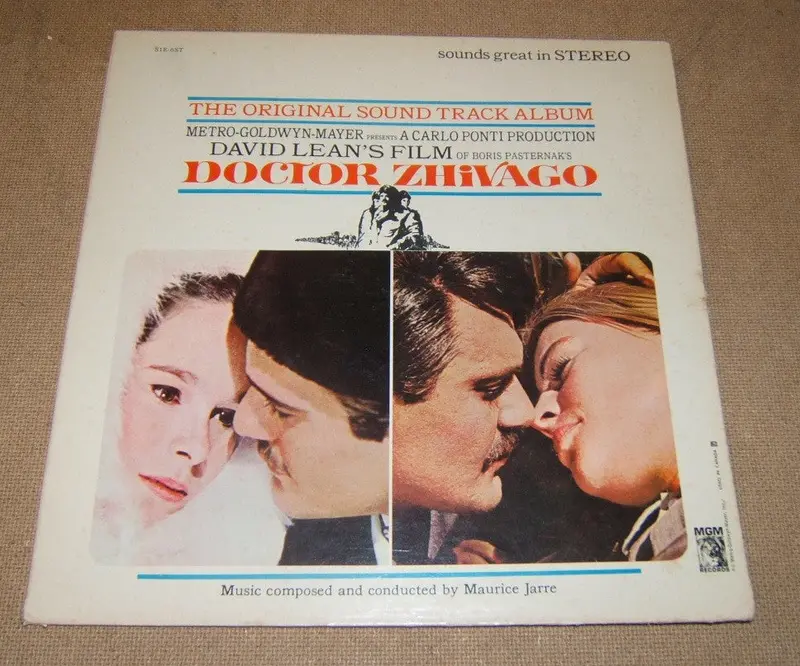 Mgm Doctor Zhivago Original Soundtrack Vinyl Lp – Vintage S1E-6St, Used Plastic Sleeve 1