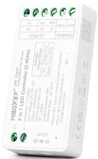 Miboxer 2-Channel 2.4Ghz Led Strip Controller (Fut035S+) 1