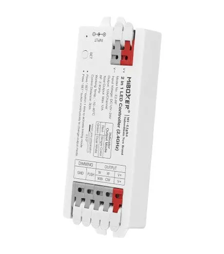 Miboxer 2-Channel Zigbee 3.0 + 2.4Ghz Led Controller (E2-Zr) 1