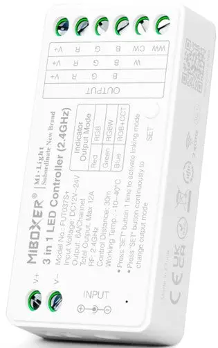 Miboxer 3-Channel 2.4Ghz Led Strip Controller (Fut037S+) 1