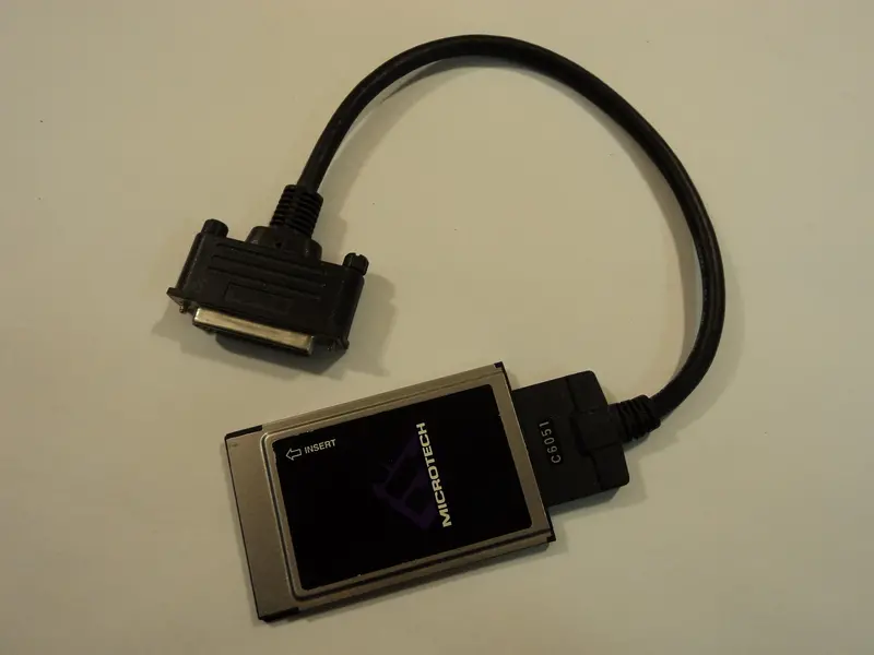 Microtech C6051 44-Pin Pc Card – Black/Gray Design – Previously Owned 1