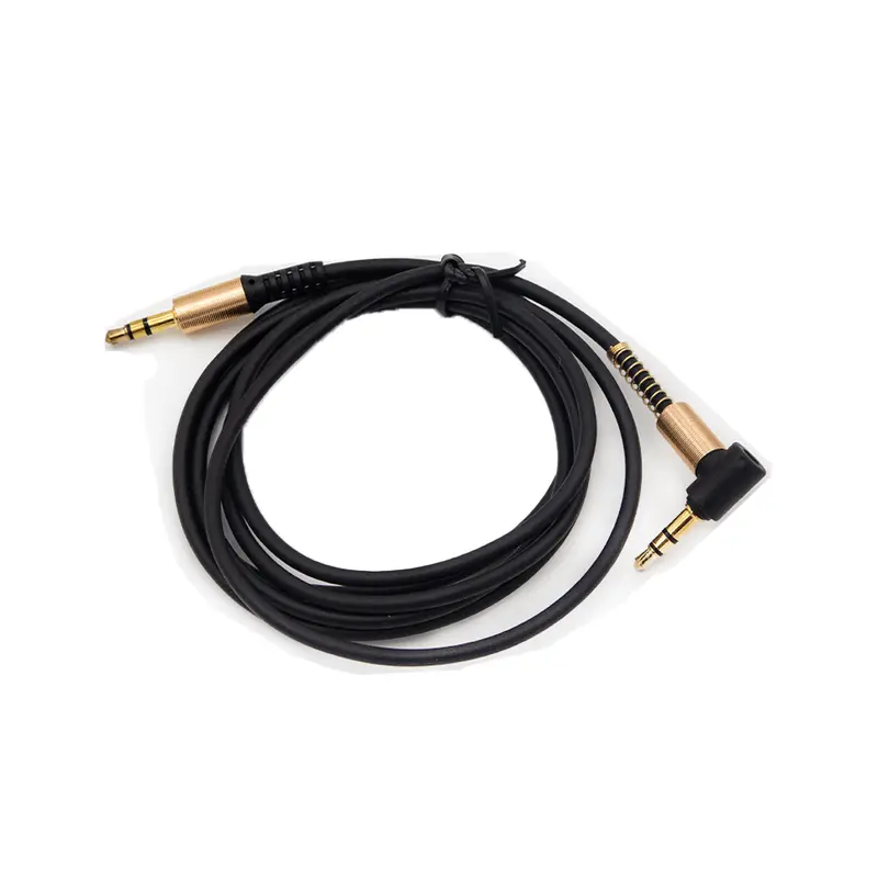Mikuso 1.5M 3.5Mm Stereo Aux Cable – Durable Black Build 1