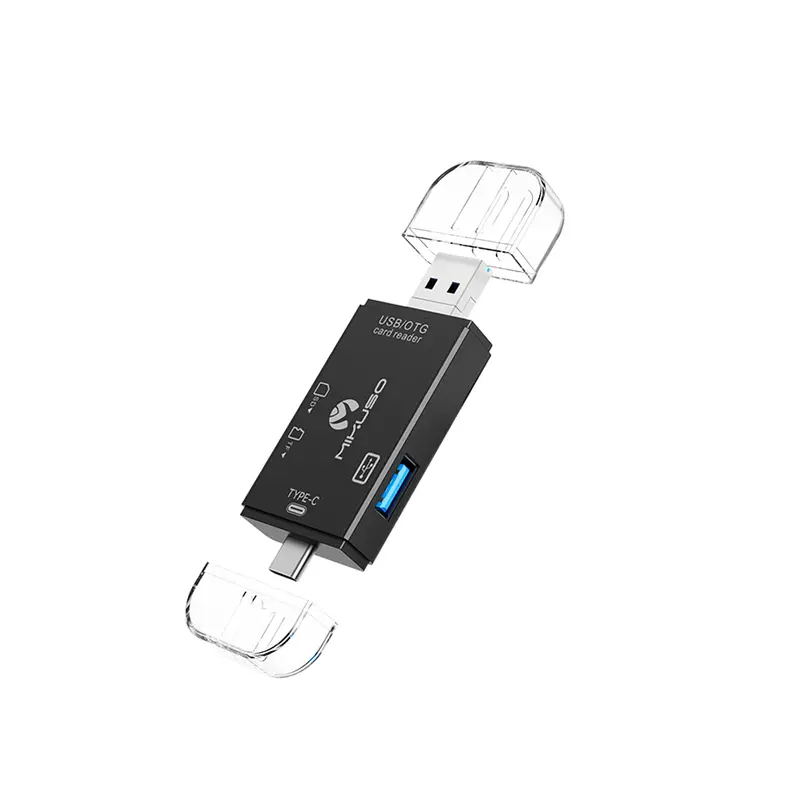 Mikuso 6-In-1 Usb 2.0 Card Reader For Sd, Microsd, And More – Black 1